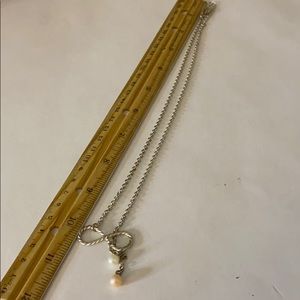 Vantel always and forever necklace- 2 pearls